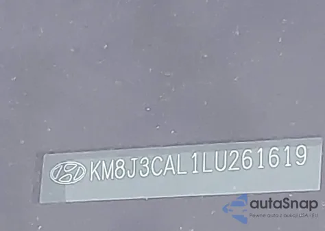 2020 Hyundai Tucson Ultimate z USA, uszkodzony, nr VIN KM8J3CAL1LU261619